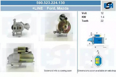 CV PSH 590523224130 -  Стартер